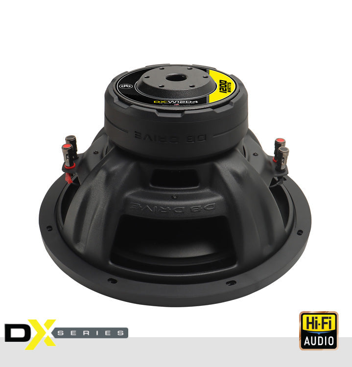 DB Drive DX-W12D4 : DX 12" Dual 4-Ohm Subwoofer
