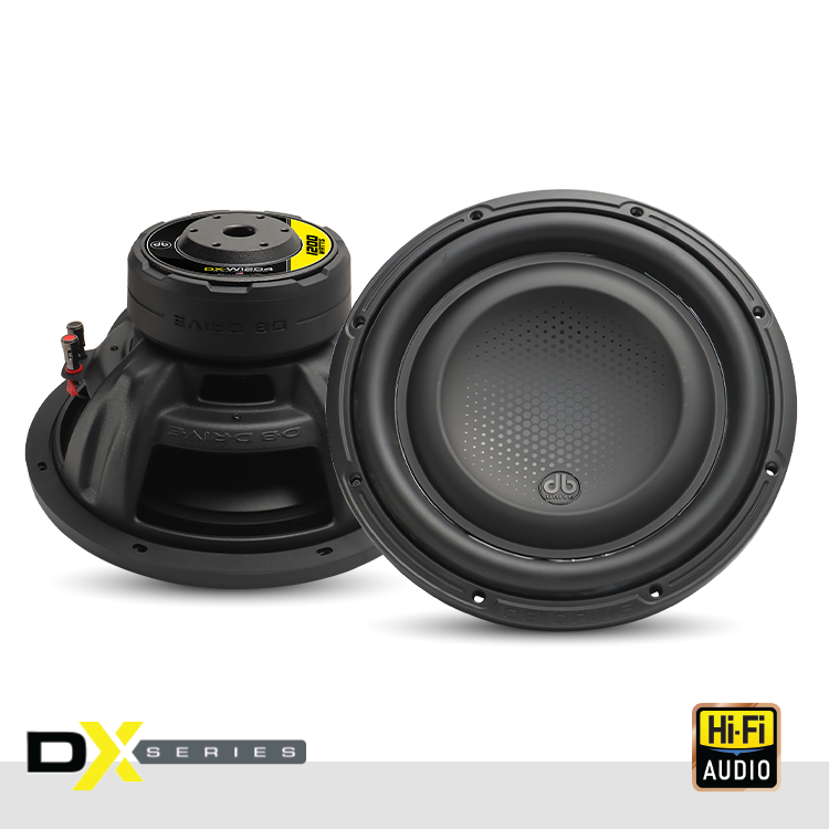 DB Drive DX-W12D4 : DX 12" Dual 4-Ohm Subwoofer