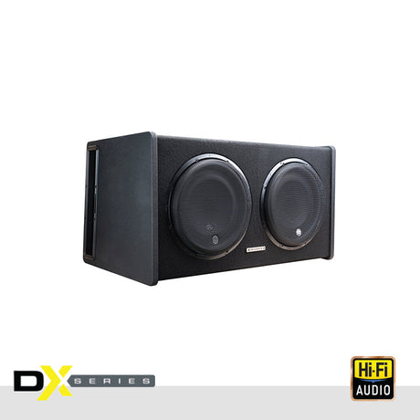 DB Drive DX-BC212 : DUAL 12" VENTED ENCLOSURE WITH SELECTABLE 1-4 OHM LOAD AND PROTECTIVE GRILLS