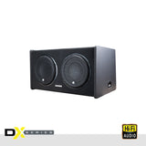 DB Drive DX-BC212 : DUAL 12" VENTED ENCLOSURE WITH SELECTABLE 1-4 OHM LOAD AND PROTECTIVE GRILLS