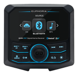Euphoria EMR-7BT : Full Color LCD Digital Marine Receiver / 5 Volts / Bluetooth