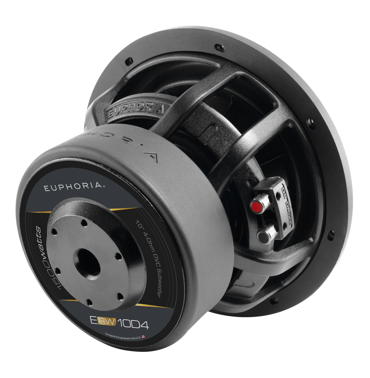 Euphoria ERW10D4 : 10” Diecast 4 Ohm DVC Subwoofer