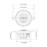 Euphoria ES3 35 : 3.5" 2-Way Loudspeaker (1 Pair)