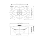 Euphoria ES3 46 : 4"×6" 2-Way Loudspeaker (1 Pair)