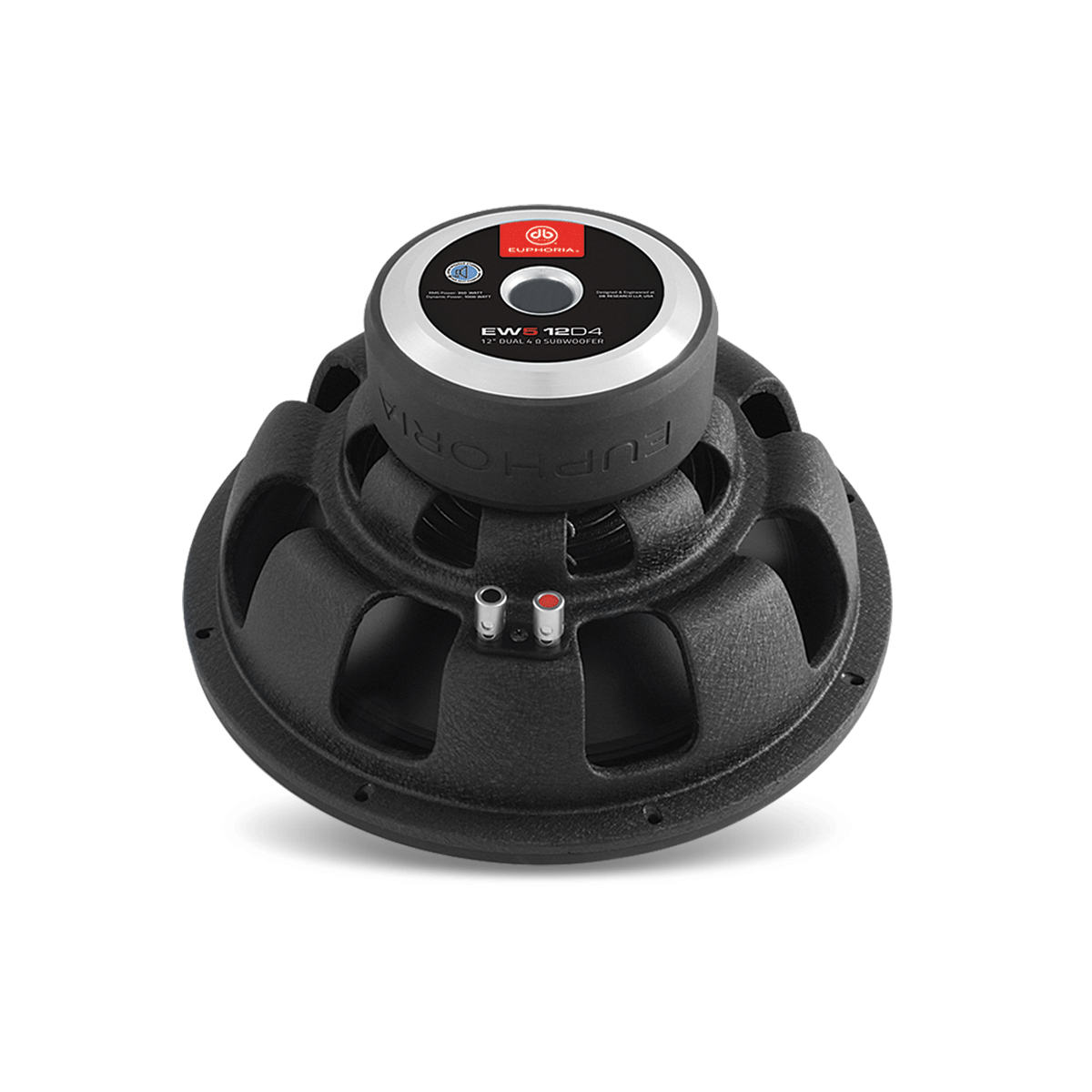 Euphoria EW5 12D4 : 12" Dual 4-Ohm Subwoofer