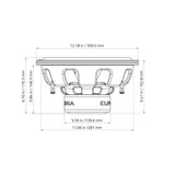 Euphoria EW5 12D4 : 12" Dual 4-Ohm Subwoofer