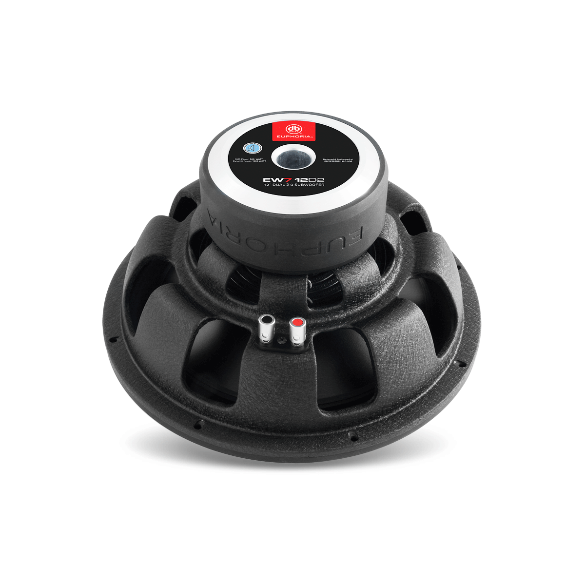 Euphoria EW7 12D2 : 12" Dual 2-Ohm Subwoofer