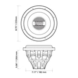 Euphoria EWX8NEO : 8in SUBWOOFER NEO MAGNET DVC