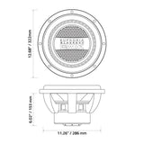 Euphoria EWXB12D2 : 12" Dual 2-Ohm Subwoofer Black Out Edition