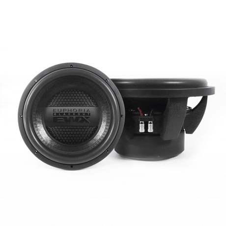 Euphoria EWXB12D4 : 12" Dual 4-Ohm Subwoofer Black Out Edition