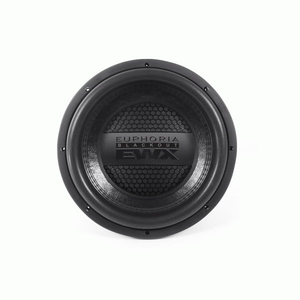 Euphoria EWXB12D4 : 12" Dual 4-Ohm Subwoofer Black Out Edition