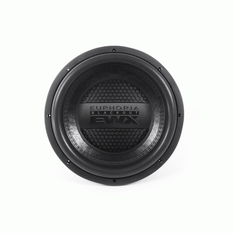 Euphoria EWXB12D2 : 12" Dual 2-Ohm Subwoofer Black Out Edition