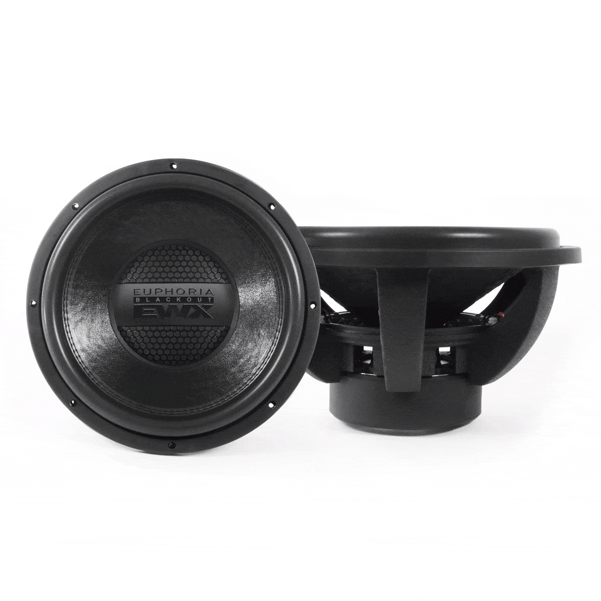 Euphoria EWXB15D4 : 15" Dual 4-Ohm Subwoofer Black Out Edition