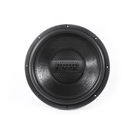 Euphoria EWXB15D2 : 15" Dual 2-Ohm Subwoofer Black Out Edition