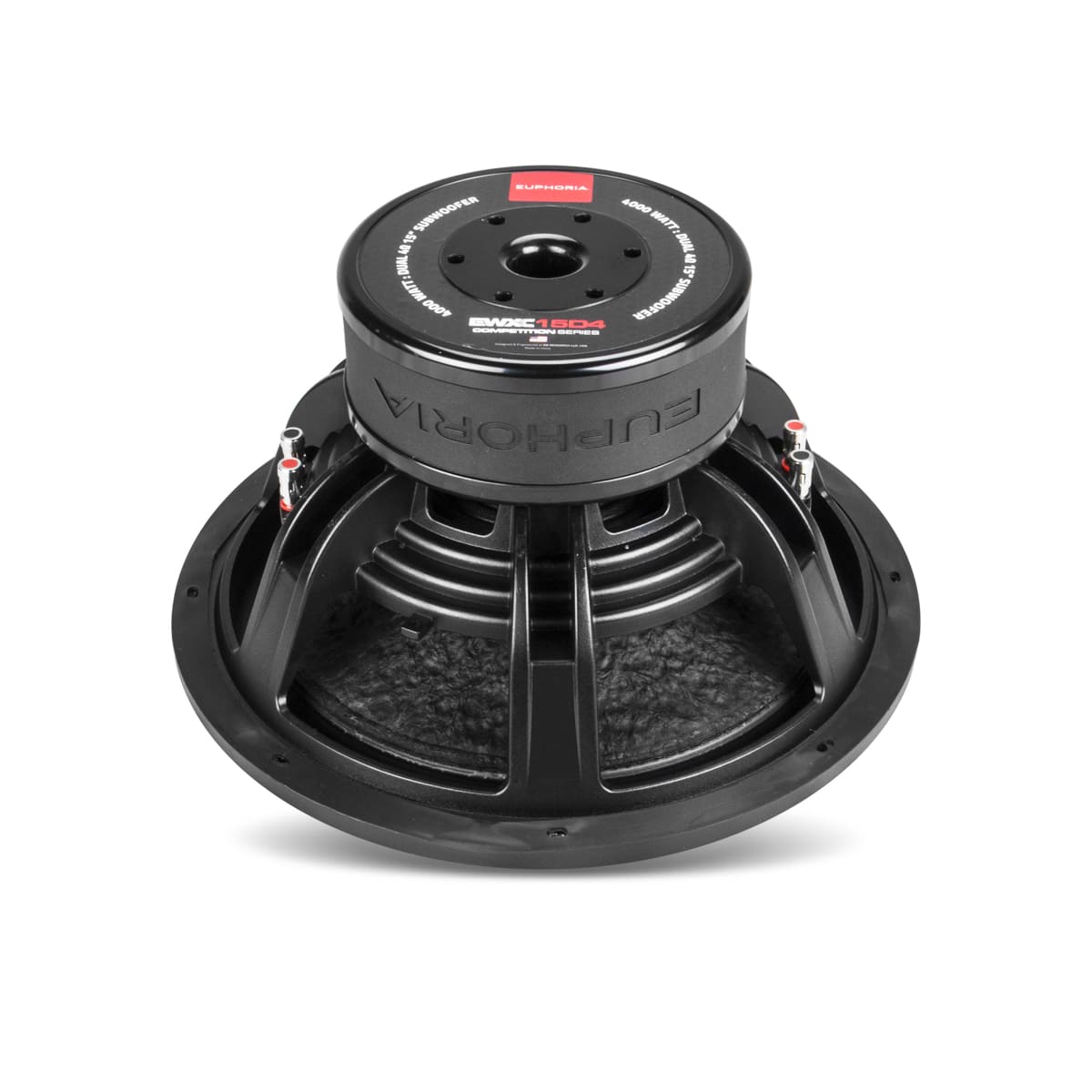 Euphoria EWXC15D4 : 15" Dual 4-Ohm Competition Subwoofer