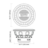 Euphoria EWXPW10D4 : 10" Dual 4-Ohm Subwoofer