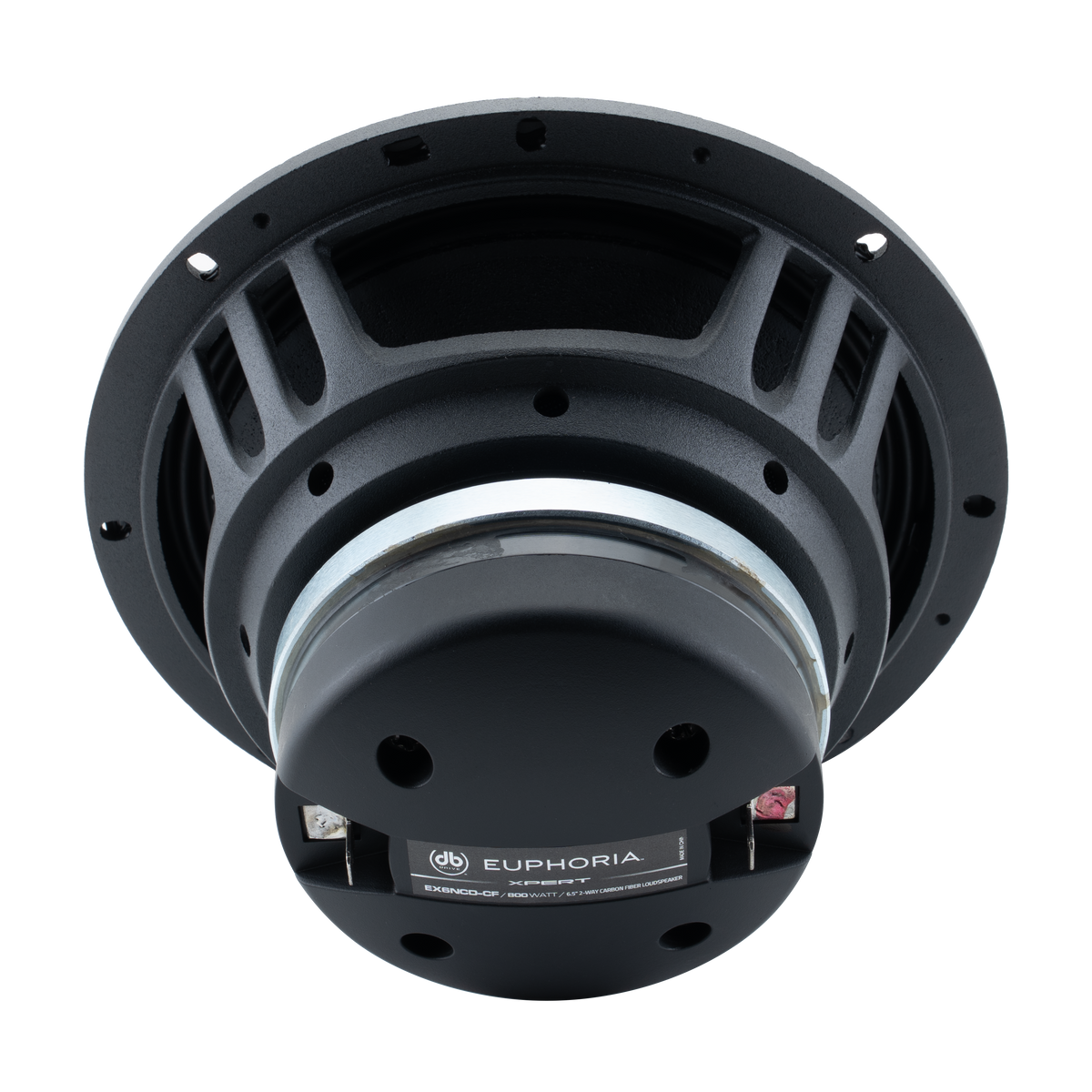 Xpert EX6NCD-CF : 6.5 in. 2-Way NEO Carbon Fiber Loudspeaker W/ Back Mounted Compression Driver