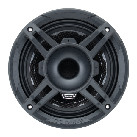 Xpert EX6NCD-CF : 6.5 in. 2-Way NEO Carbon Fiber Loudspeaker W/ Back Mounted Compression Driver
