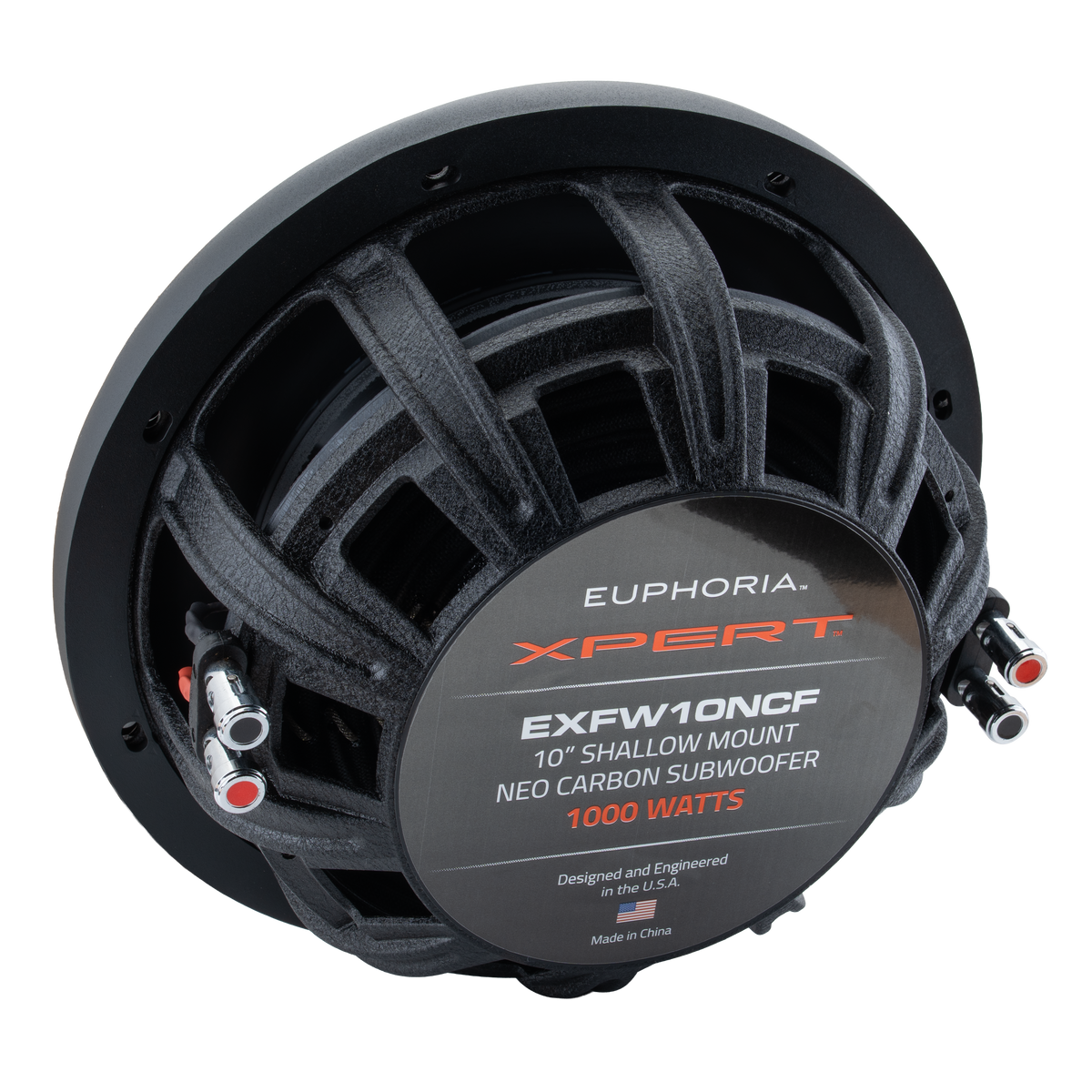 Xpert EXFW10NCF : 10 in. NEO Carbon Fiber Shallow Woofer