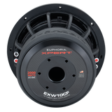 Xpert EXW10CF : 10 in. Dual 2-Ohm Carbon Fiber Subwoofer With Ferrite Magnet