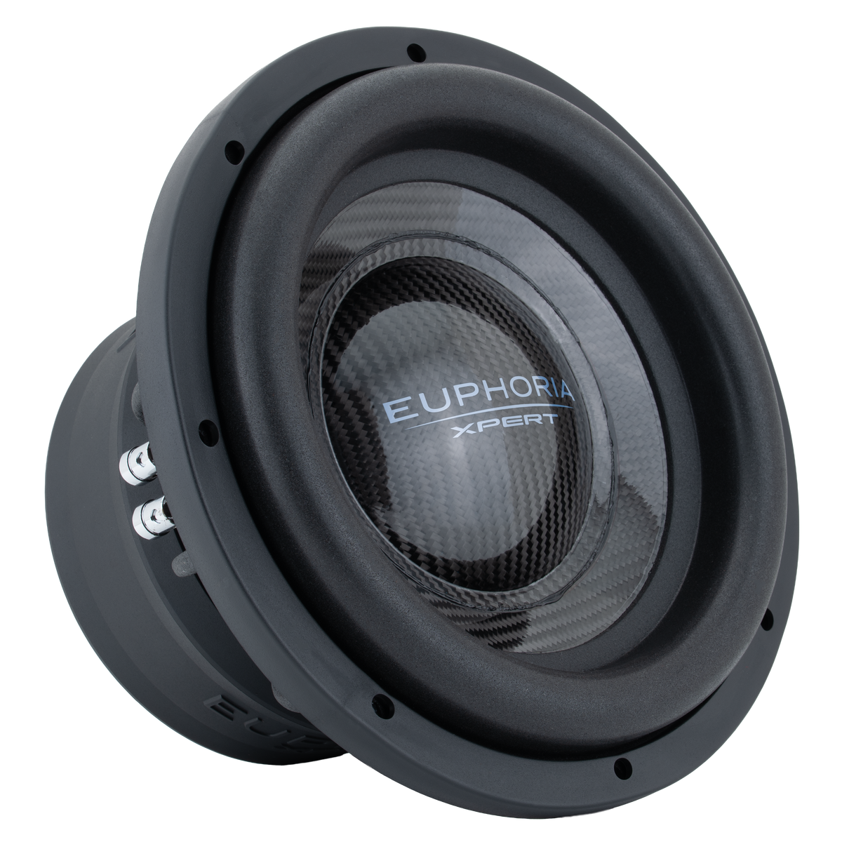 Xpert EXW10CF : 10 in. Dual 2-Ohm Carbon Fiber Subwoofer With Ferrite Magnet