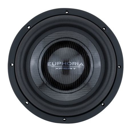 Xpert EXW10CF : 10 in. Dual 2-Ohm Carbon Fiber Subwoofer With Ferrite Magnet