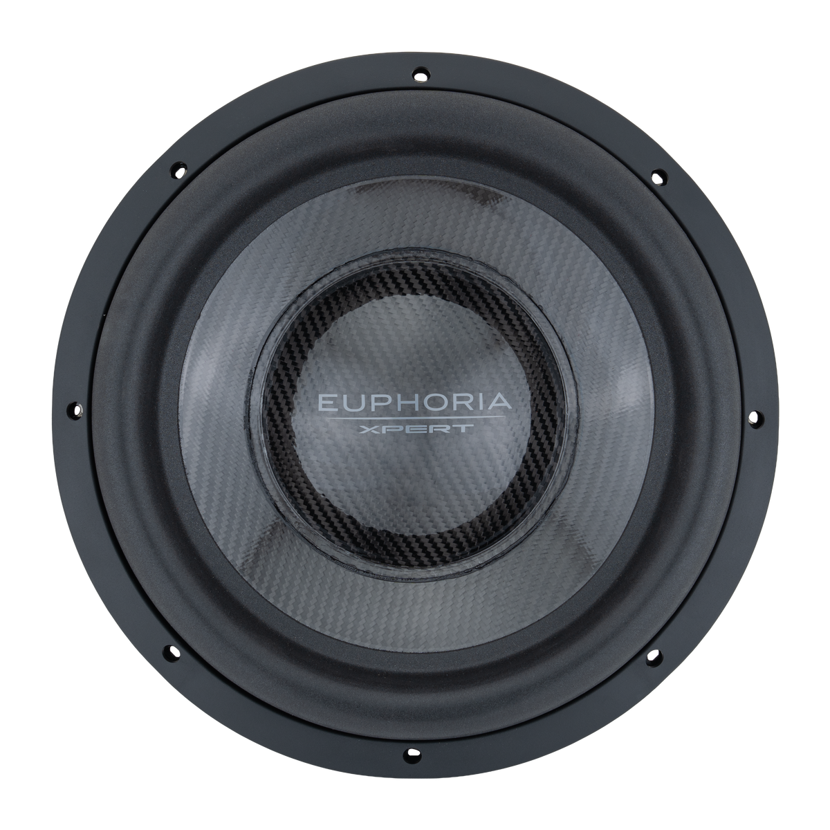 Xpert EXW12CF : 12 in. Dual 2-Ohm Carbon Fiber Subwoofer With Ferrite Magnet