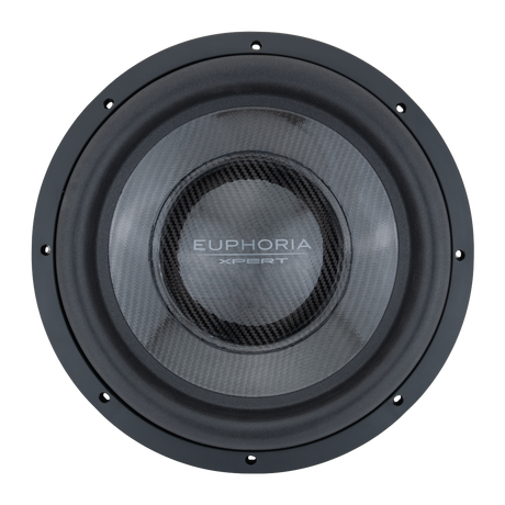 Xpert EXW12CF : 12 in. Dual 2-Ohm Carbon Fiber Subwoofer With Ferrite Magnet