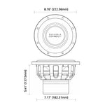 Xpert EXW8NCF : 8" Carbon Fiber NEO Subwoofer