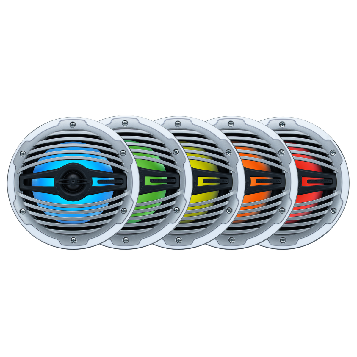 Euphoria ERMS65 : 6.5" Reference Marine Loudspeaker with RGB Accent Lighting (1 Pair)