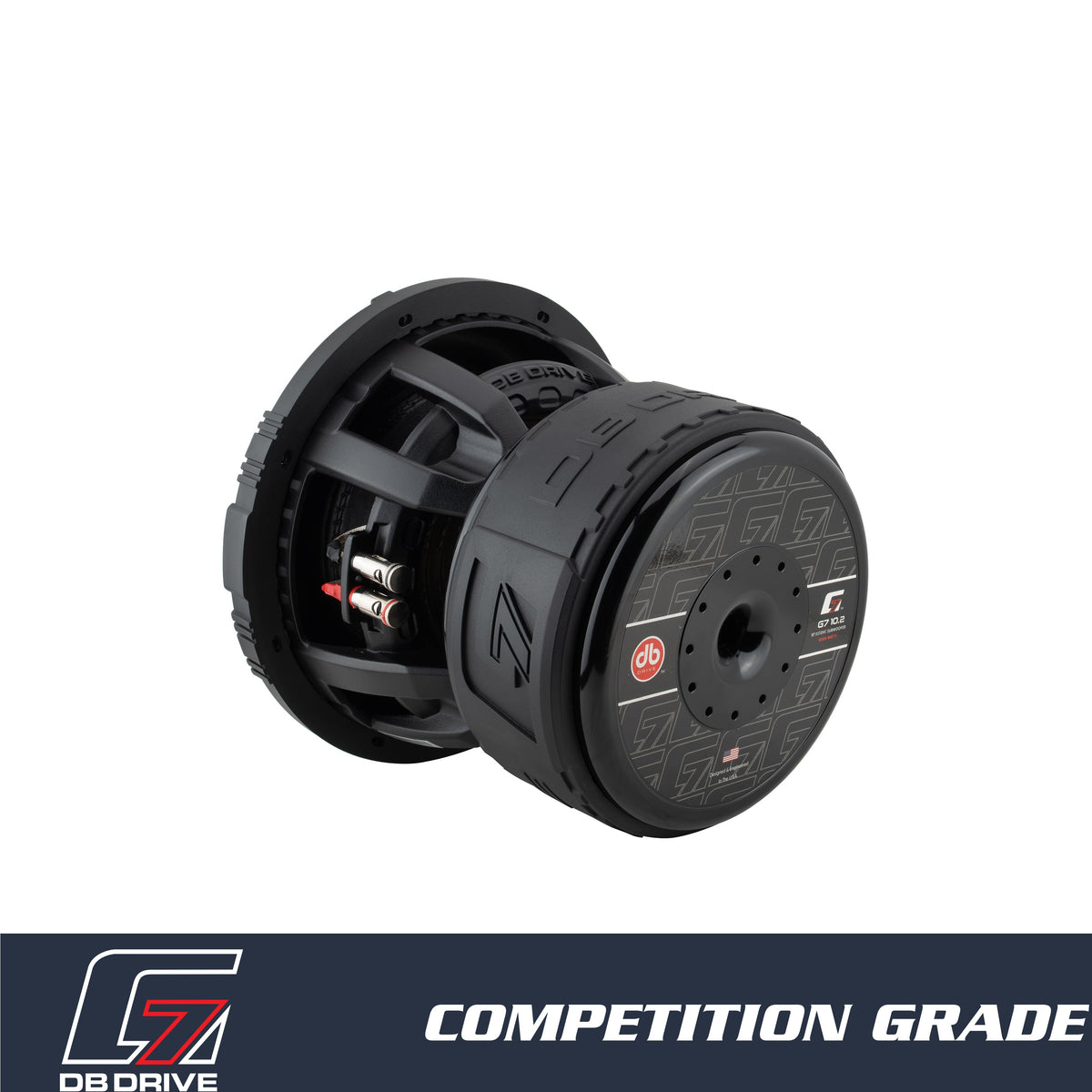 DB Drive G7 10.2 : 10" Dual 2-Ohm Subwoofer