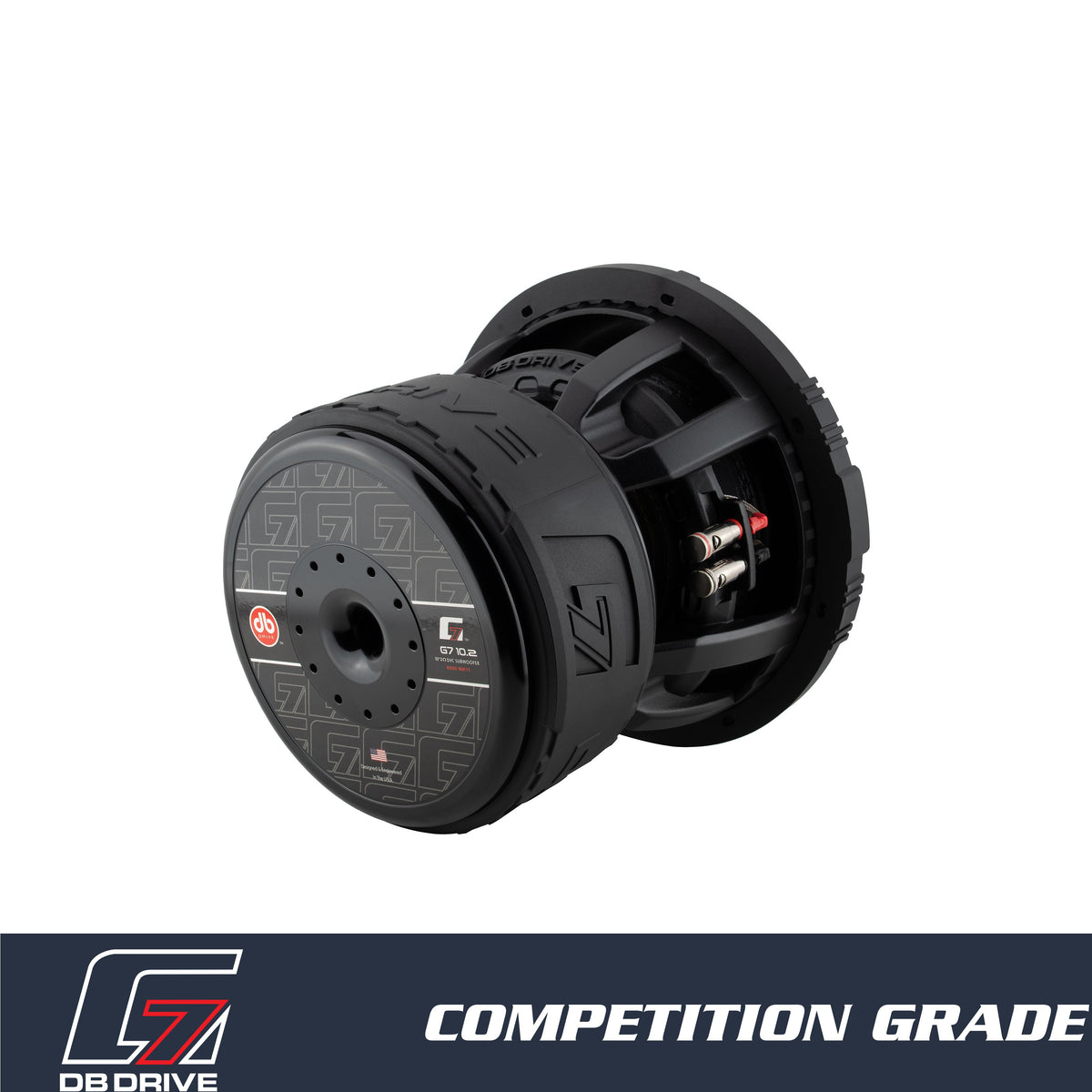 DB Drive G7 10.2 : 10" Dual 2-Ohm Subwoofer