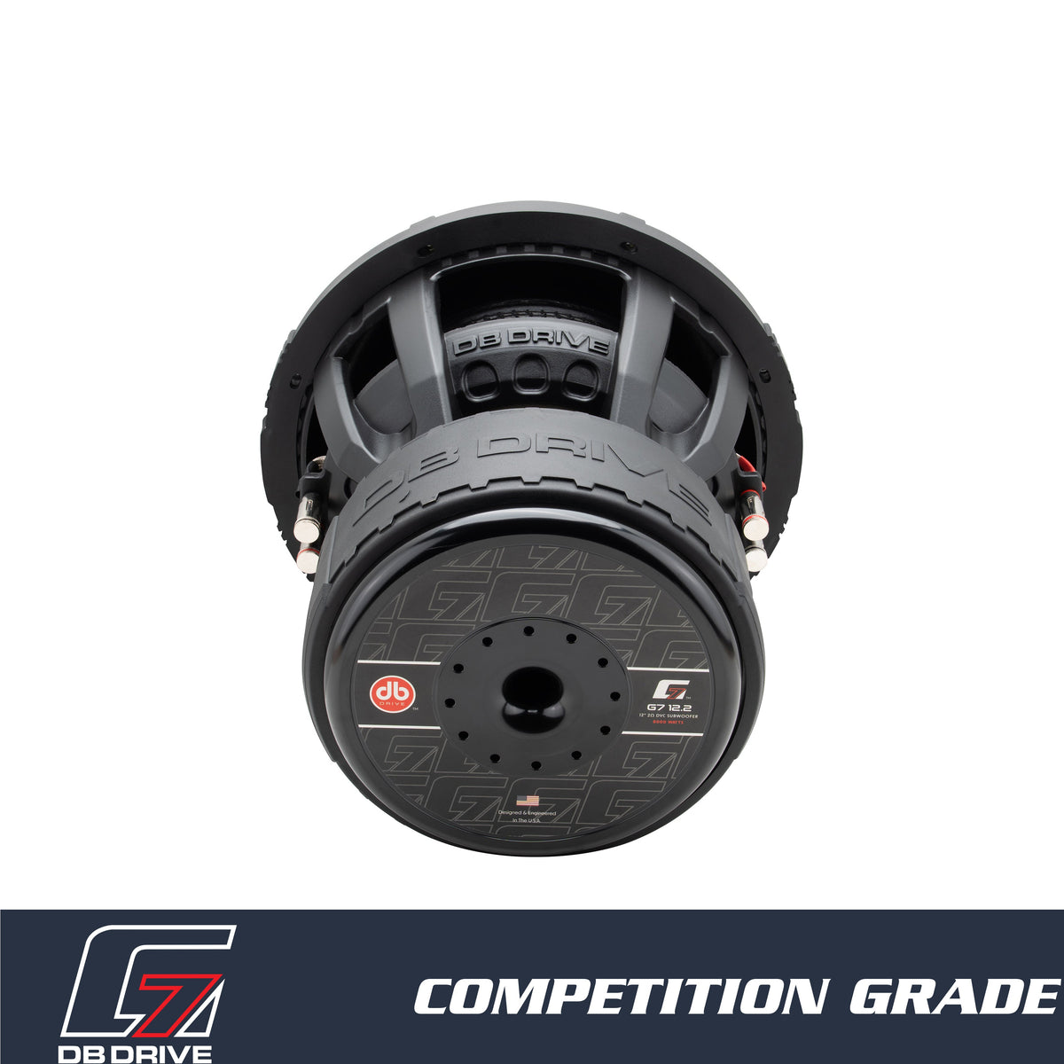 DB Drive G7 12.2 : 12" Dual 2-Ohm Subwoofer