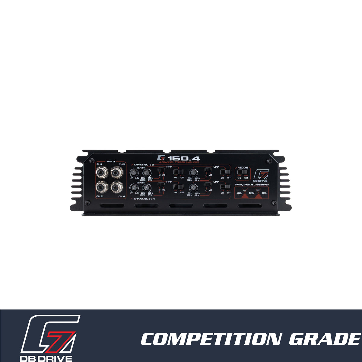 DB Drive G7 150.4 : 4-Channel Class D Amplifier