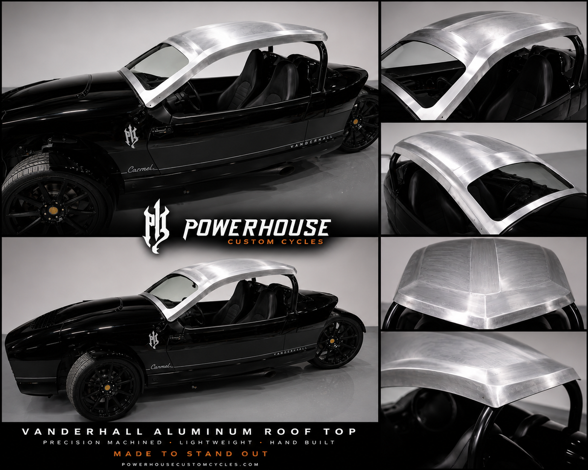 Powerhouse Shade Vanderhall Roof & Windshield Frame