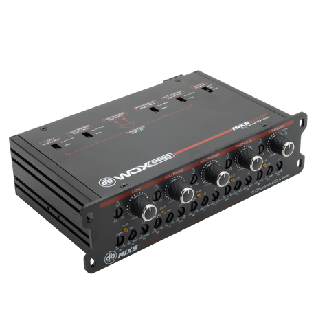DB Drive MIX5EQXP : DB DRIVE 5 BAND MIXER WITH PARAMETRIC EQ AND PER BAND CROSSOVER