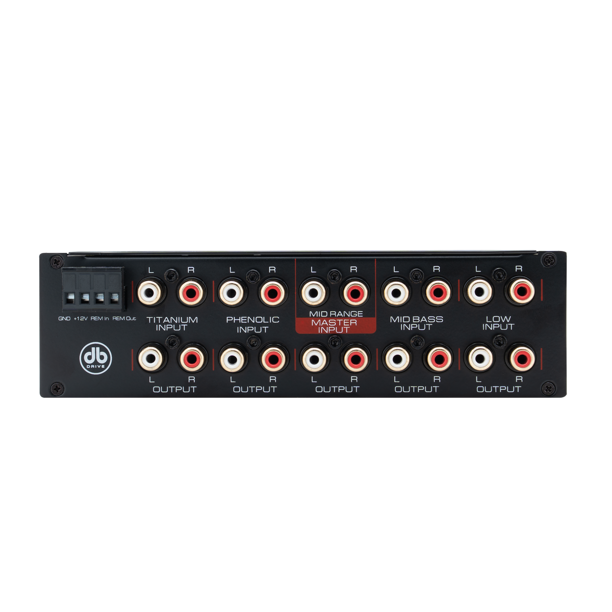 DB Drive MIX5EQXP : DB DRIVE 5 BAND MIXER WITH PARAMETRIC EQ AND PER BAND CROSSOVER