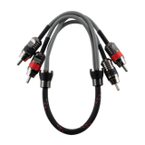 DB Link MK-PR1.5R : 1.5' Maxkore+ Premium Quad Shield, 100% OFC, TINNED Anti-Corrosive RCA