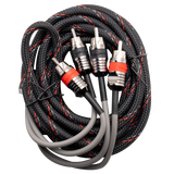 DB Link MK-PR12R : 12' Maxkore+ Premium Quad Shield, 100% OFC, TINNED Anti-Corrosive RCA