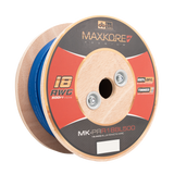 DB Link MK-PRR18BL500 : 500' 18 AWG Maxkore+ Premium Blue Remote, 100% OFC, TINNED Anti-Corrosive Wire Roll