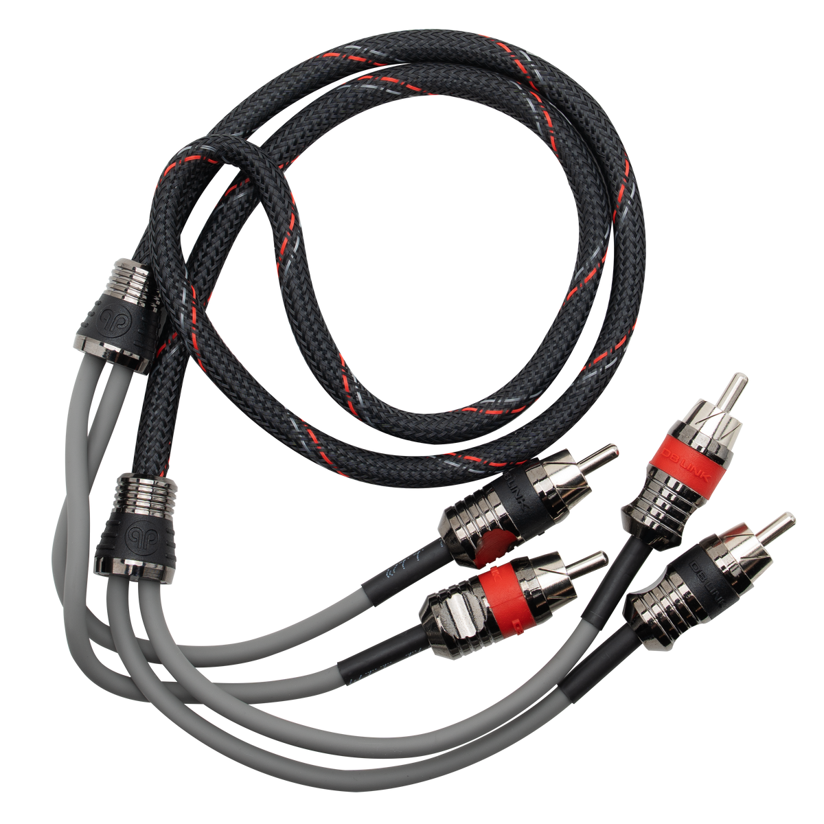 DB Link MK-PR3R : 3' Maxkore+ Premium Quad Shield, 100% OFC, TINNED Anti-Corrosive RCA