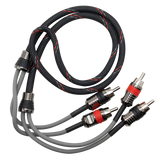 DB Link MK-PR3R : 3' Maxkore+ Premium Quad Shield, 100% OFC, TINNED Anti-Corrosive RCA