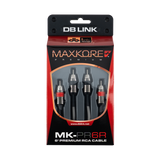 DB Link MK-PR6R : 6' Maxkore+ Premium Quad Shield, 100% OFC, TINNED Anti-Corrosive RCA