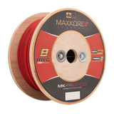 DB Link MK-PR8R100 : 100' 8 AWG Maxkore+ Premium Red, 100% OFC, TINNED Anti-Corrosive Power Wire Roll