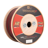 DB Link MK-PRS12RB100 : 100' 12 AWG Maxkore+ Premium Red/Black Speaker Wire, 100% OFC, TINNED Anti-Corrosive