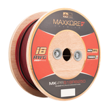 DB Link MK-PRS18RB250 : 250' 18 AWG Maxkore+ Premium Red/Black Speaker Wire 100% OFC, TINNED Anti-Corrosive