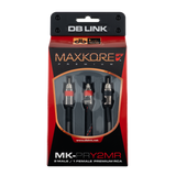DB Link MK-PRY2MR : Maxkore+ Premium Quad Shield, 100% OFC, TINNED Anti-Corrosive RCA Ys 2M/1F