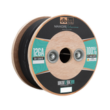 DB Link MKM12BK100 : 100' 12 Ga Maxkore Marine Black, 100% OFC, TINNED Anti-Corrosive Wire Roll (WHOLE ROLL)
