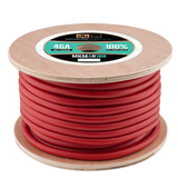 DB Link MKM4R100 : 100' 4Ga Maxkore Marine Red, 100% OFC, TINNED Anti-Corrosive Wire Roll