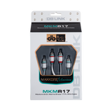 DB Link MKMR17 : 17' Maxkore Marine 100% OFC, Tinned Anti-Corrosive RCAs